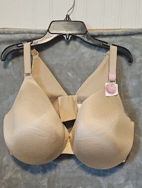 NWT Lane Bryant Cacique Backsmoother Nude Bra 44DD